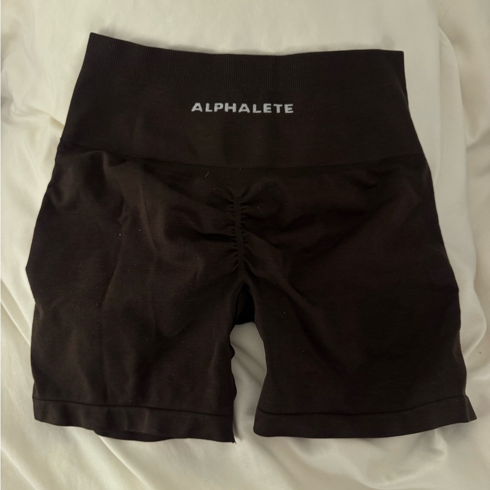 Alphalete Amplify Chocolate Brown Shorts 4.5”